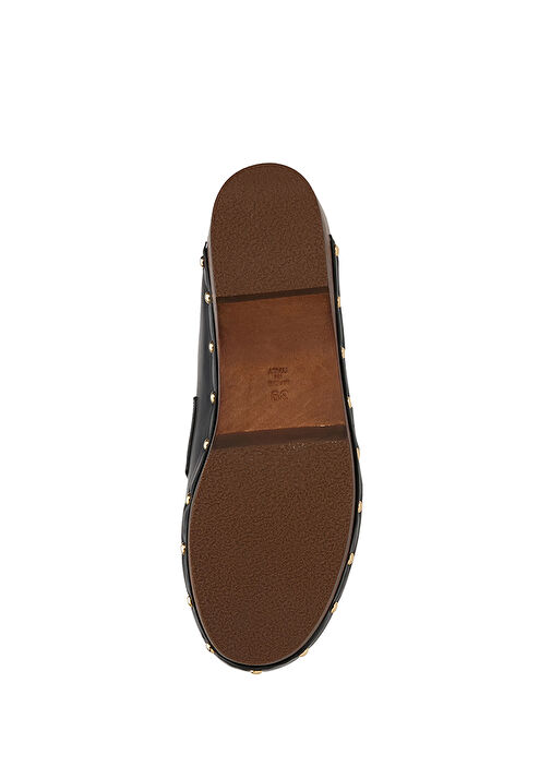 Siyah Kadın Deri Terlik - Görsel 6