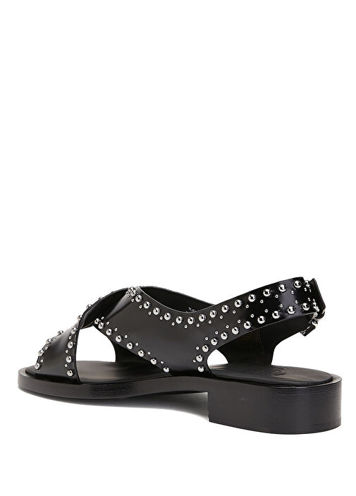 Church's Siyah Church's Deri Kadın Sandalet