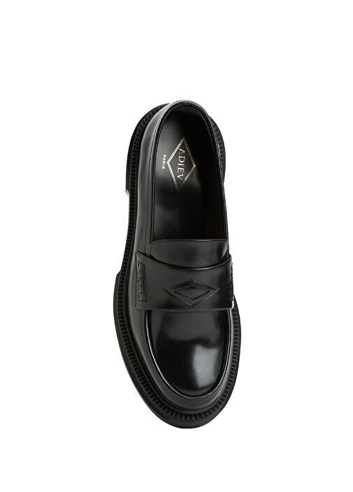 Siyah Erkek Deri Loafer - Görsel 5