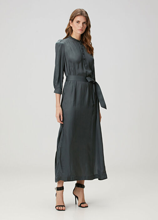 ritchil satin dress Ritchil Satin Dress dress grey women