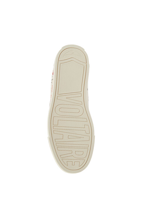 Fly On Beyaz Silver Kadın Deri Sneaker - Görsel 6