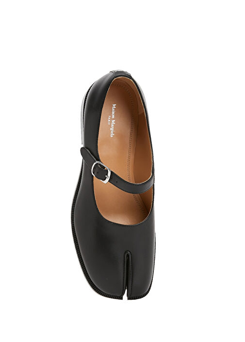 Tabi Siyah Kadın Deri Loafer - Görsel 5