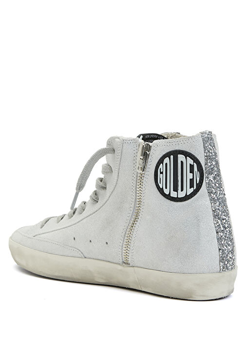 Francy Silver Kadın Deri Sneaker - Görsel 4