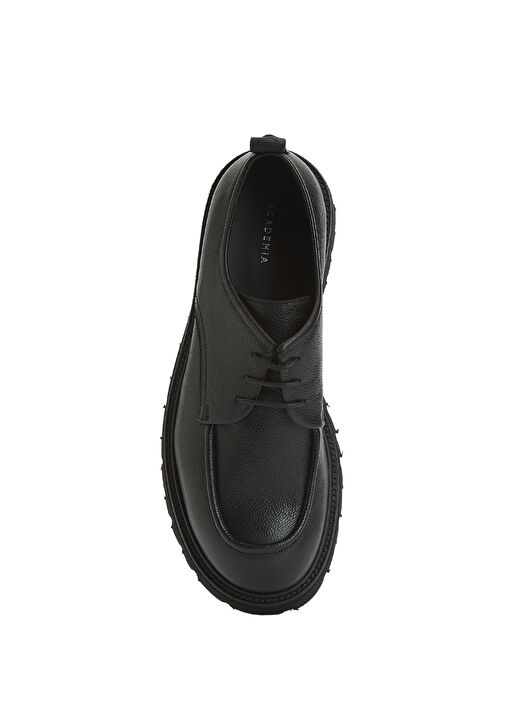 Siyah Erkek Deri Ayakkabı - Görsel 5