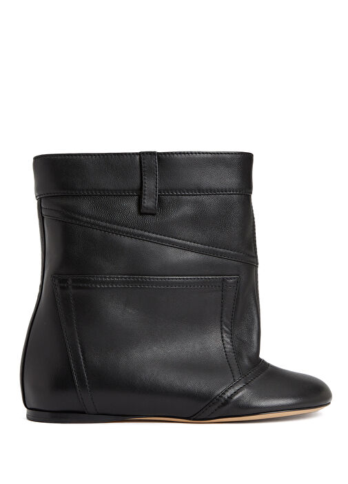 Siyah Kadın Deri Bot - Görsel 2