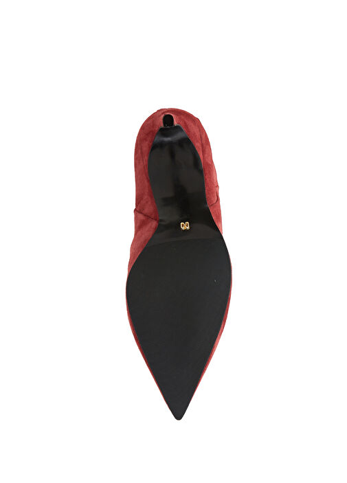 Kırmızı Kadın Süet Çizme - Görsel 12