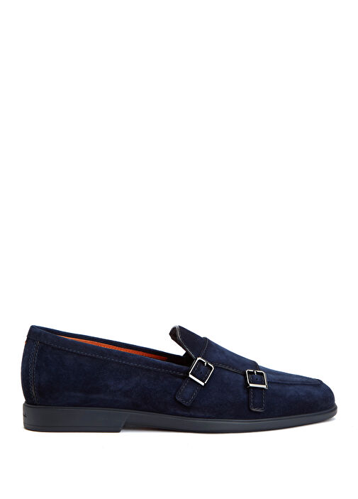 Santoni Santoni Malibu Lacivert Erkek Süet Loafer | Beymen Lacivert - 2. görsel