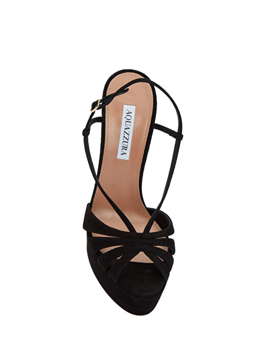 Aquazzura Aquazzura Aimée Siyah Platformlu Kadın Süet Sandalet Sandalet & Terlik | Beymen Siyah - 5. görsel