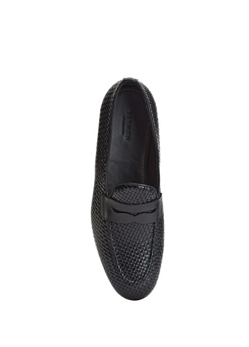 Beymen Collection Beymen Collection Siyah Örgü Dokulu Erkek Deri Loafer Beymen'de! Siyah - 5. görsel