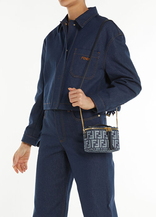 Fendi Mavi Kadın Vanity Mavi Logolu Kadın Çanta 1951565 | Beymen
