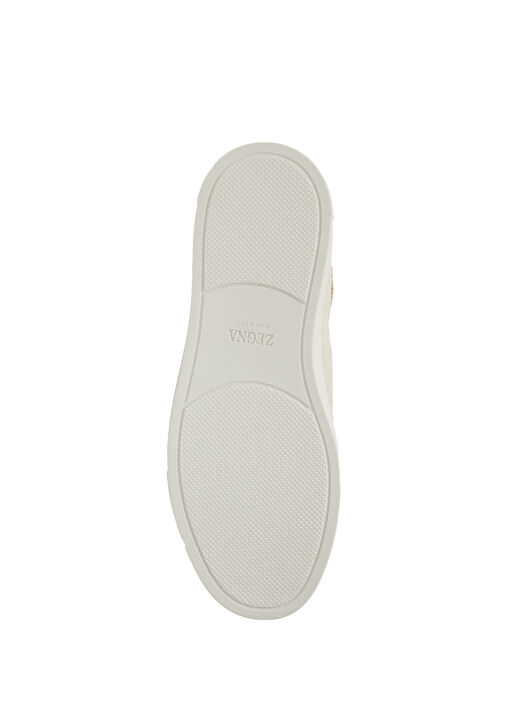 Beyaz Erkek Deri Sneaker - Görsel 6