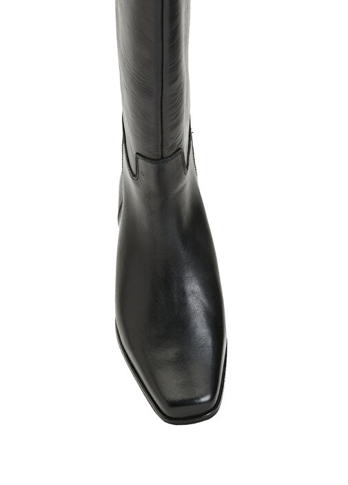 Beymen Club Siyah Beymen Club Deri Kadın Çizme