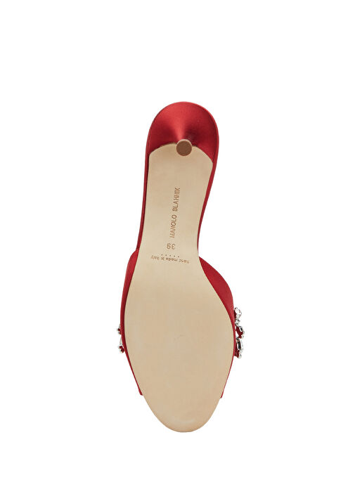 Manolo Blahnik Manolo Blahnik Tulimu Kırmızı Kadın Terlik Sandalet & Terlik | Beymen Kırmızı - 6. görsel