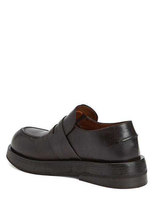 Koyu Kahverengi Erkek Deri Loafer - Görsel 4