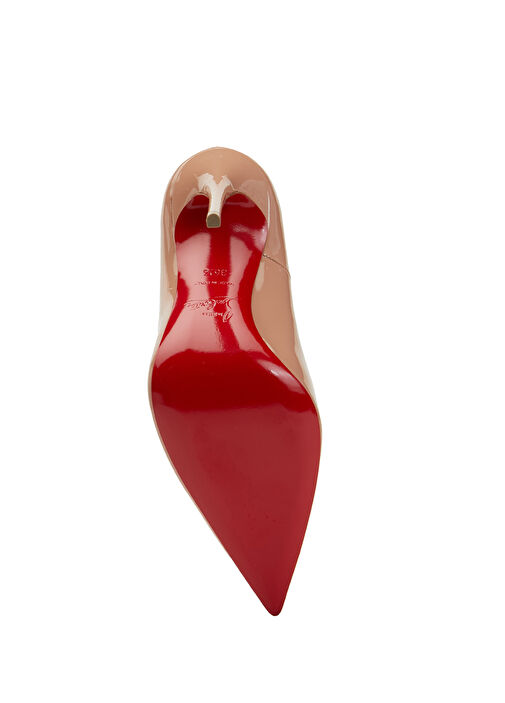 Nude Deri Stiletto - Görsel 6