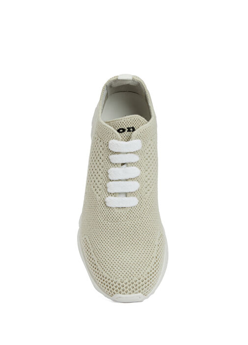 Fits Bej Kadın Kaşmir Sneaker - Görsel 5