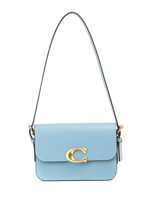 Coach - Sage Blue Women's Leather Shoulder Bag