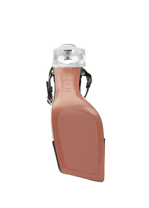 Charlotte Glass Şeffaf Deri Topuklu Ayakkabı - Görsel 6