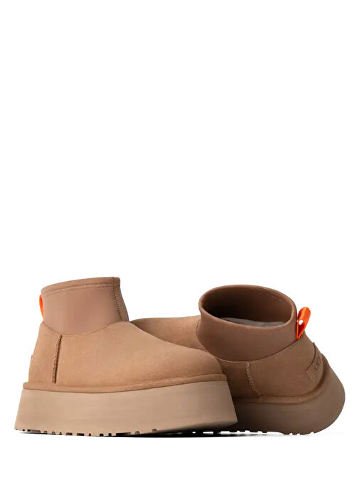 Classic Mini Dipper Taba Kadın Süet Bot - Görsel 4