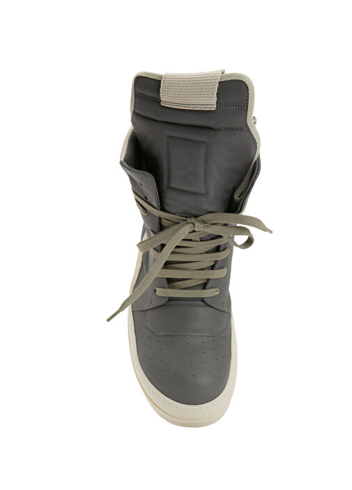 Gri Erkek Deri Sneaker - Görsel 5