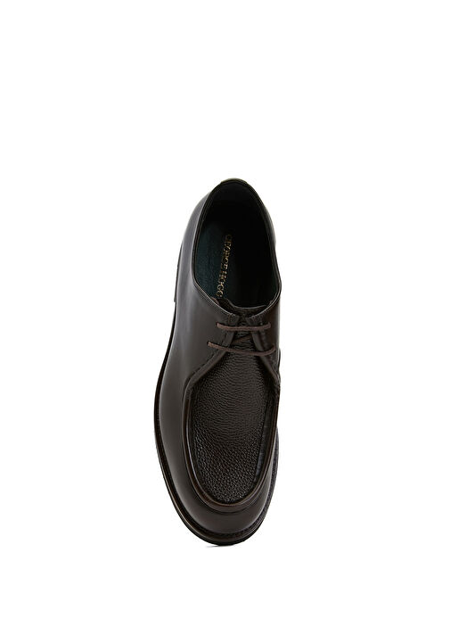 Kahverengi Erkek Deri Ayakkabı - Görsel 5