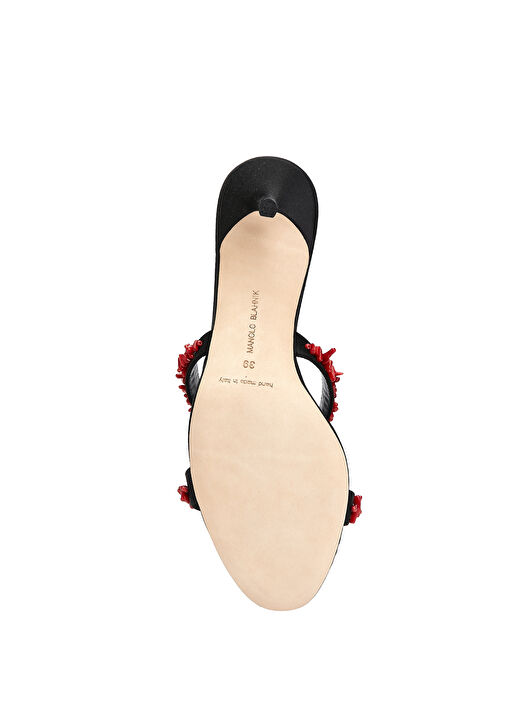 Siyah Kırmızı Kadın Terlik - Görsel 6