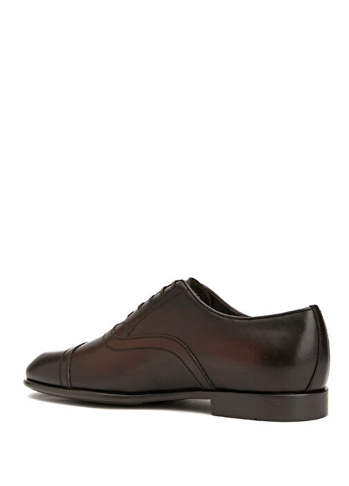 Koyu Kahverengi Erkek Deri Ayakkabı - Görsel 4