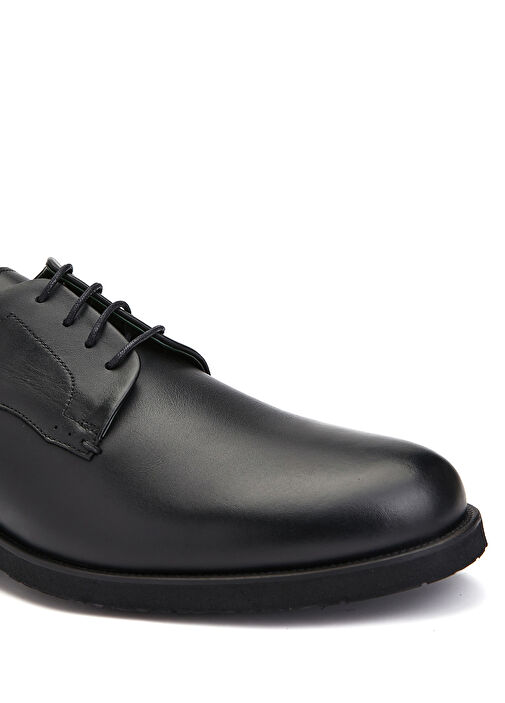 Siyah Erkek Deri Ayakkabı - Görsel 7