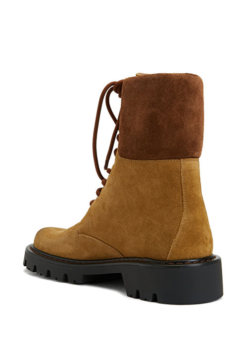 Kahverengi Kadın Süet Bot - Görsel 4
