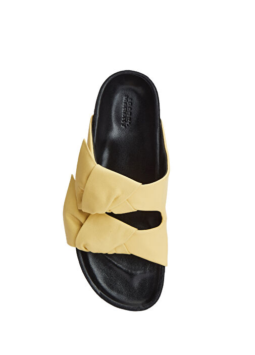 Isabel Marant Isabel Marant Lennyo Açık Sarı Kadın Deri Terlik Beymen'de! Açık Sarı - 5. görsel