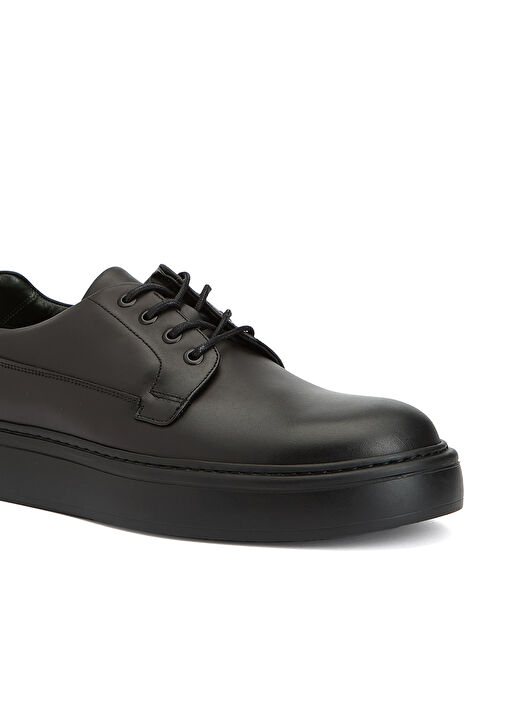 Siyah Erkek Deri Ayakkabı - Görsel 7