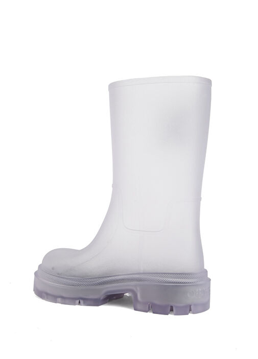 Beyaz Kadın Çizme - Görsel 4