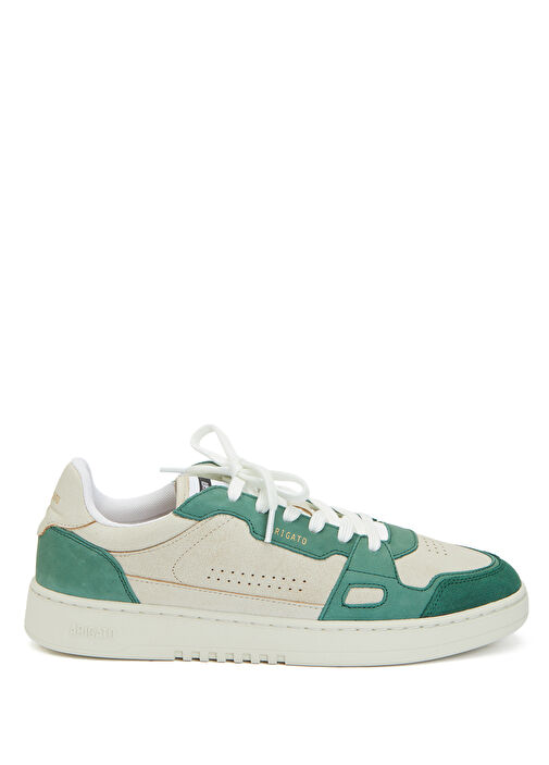 Açık Yeşil Erkek Deri Sneaker - Görsel 2