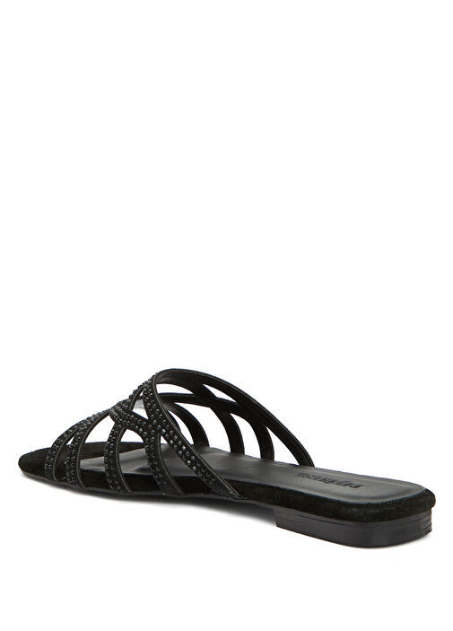 Siyah Kadın Terlik - Görsel 4