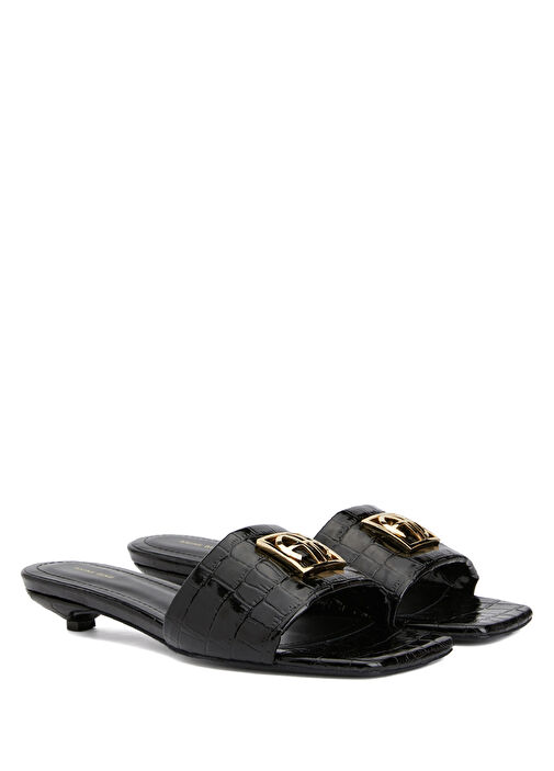 Ria Siyah Kadın Deri Sandalet - Görsel 3