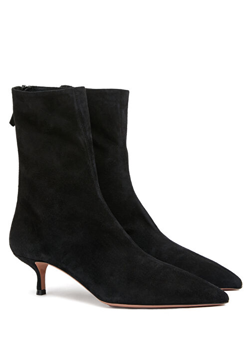 Siyah Kadın Deri Bot - Görsel 3