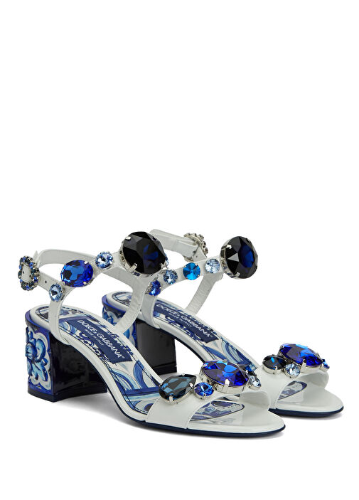 Mavi Kadın Deri Sandalet - Görsel 3