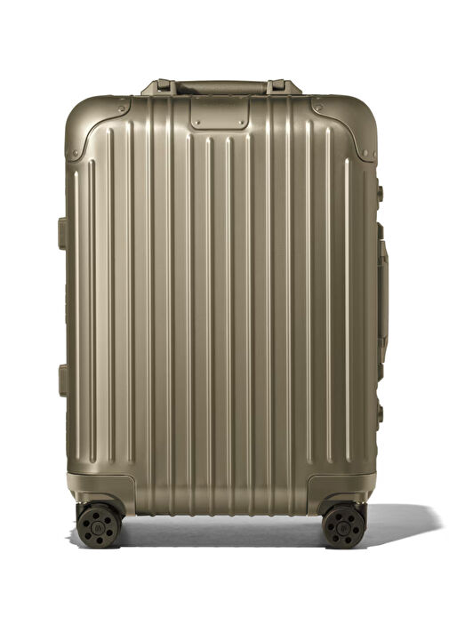 Gold Rimowa Gold Men Original Cabin Gold Suitcase 1602576 | Beymen