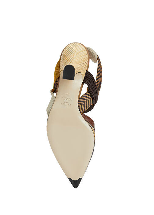 Colibrì Çok Renkli Deri Topuklu Ayakkabı - Görsel 6