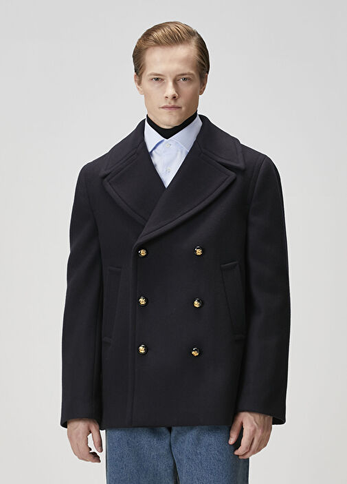 valentino navy coat