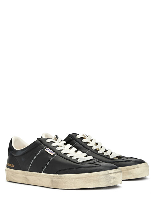 Soul Star Siyah Erkek Deri Sneaker - Görsel 3