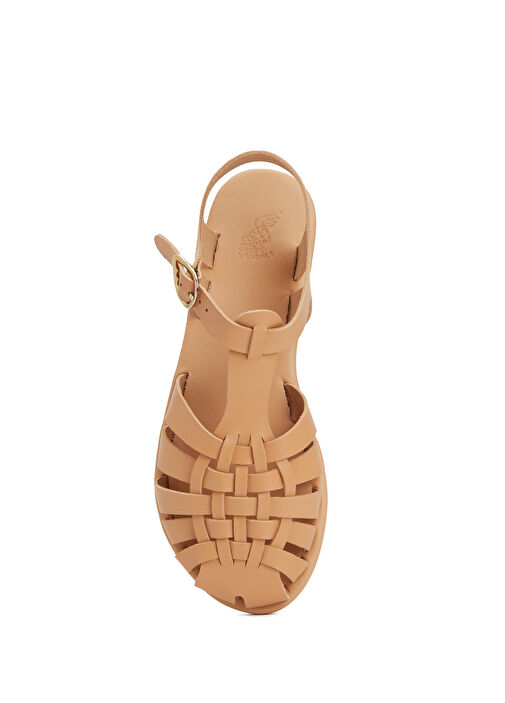 Karina Bej Kadın Deri Sandalet - Görsel 5