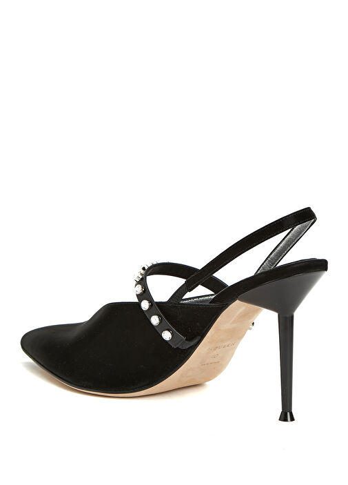 Siyah Topuklu Ayakkabı - Görsel 4
