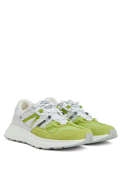 Beyaz Sarı Kadın Sneaker - Görsel 3