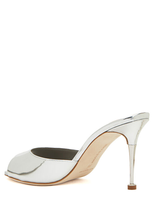 Astucla Silver Kadın Deri Terlik - Görsel 4