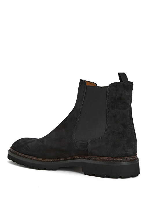 Cavaliere Siyah Gri Süet Deri Bot - Görsel 4