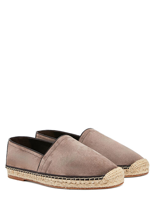 Gri Erkek Deri Espadril - Görsel 3