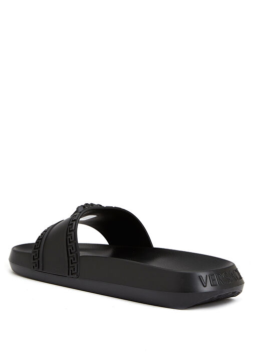 Palazzo Siyah Erkek Deri Terlik - Görsel 4