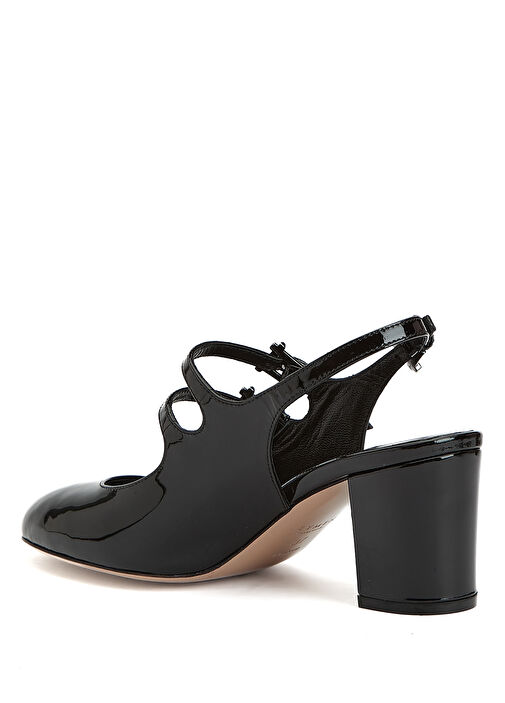 Siyah Kadın Deri Ayakkabı - Görsel 4