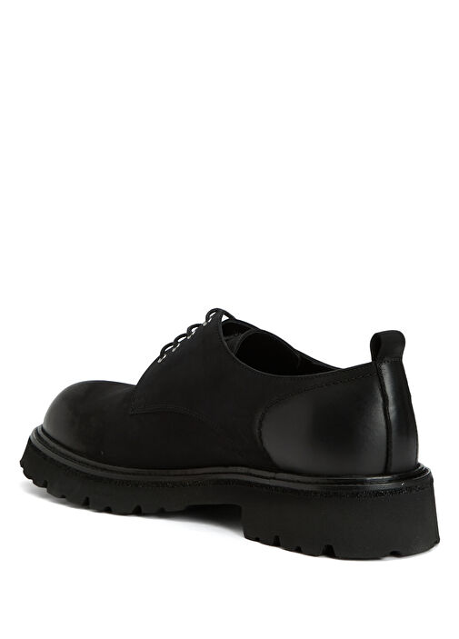 Siyah Erkek Deri Ayakkabı - Görsel 4